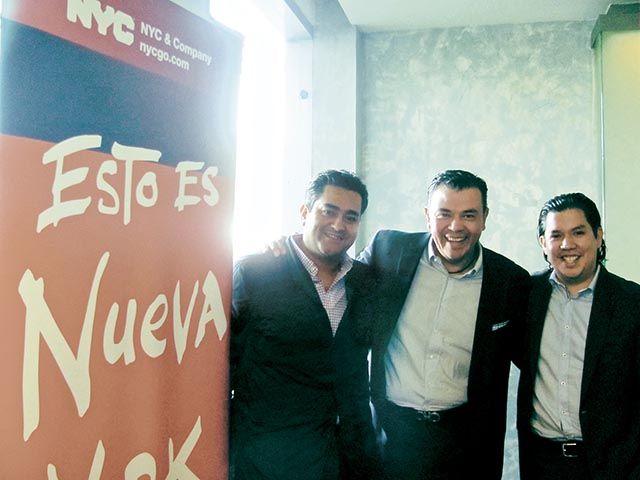 Julio Álvarez, Mauricio González y Jorge Cruz