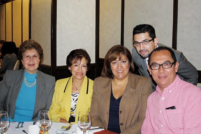 Yolanda Montes, Guadalupe Cortés, Vicky Jiménez, Aldo Nájera y Gabriel Jiménez