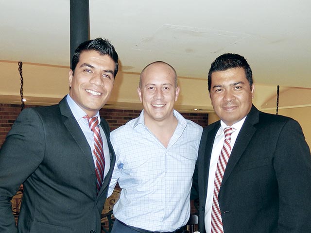  Jorge Flores, Federico Monterrubio y José Manuel Martínez 