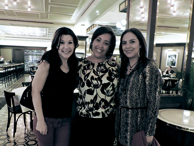 Claudine Grant, Leticia González  y Adriana de la Torre