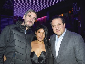 Jordi Llorens con Tanya Villarreal y Roberto Trauwitz
