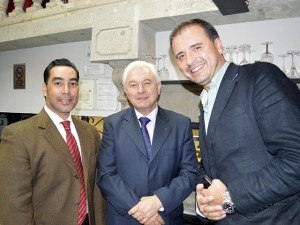 Rafael Aponte, Lubomír Hladík, embajador de República Checa y Carlos Díaz
