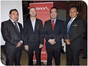 Daniel Bautista, Danilo Correa, Miguel Ángel Cardona y Moisés Patiño
