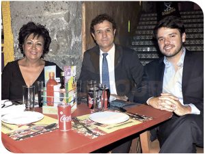 Lourdes Mouciño, Jesús Padilla Zenteno y Jorge Cabrera