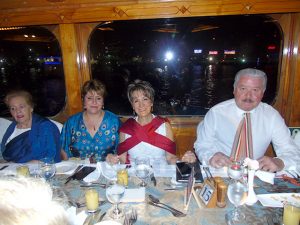 Silvia Fernández, Maca Martin, Connie Martin y Javier Padrón