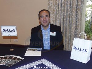Erik Arellanos, gerente de Ventas de Turismo Internacional y Servicios de Dallas Convention & Visitors Bureau