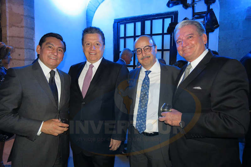 Edgar Solís, José Luis Castro, José Manuel Díaz de Rivera y Lorenzo Salsamendi