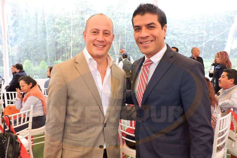 Federico Monterrubio con Jorge Flores