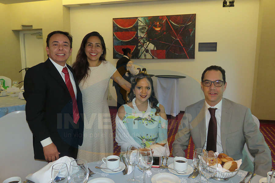 Gerardo Mendoza, Ana Escamilla, Mónica Bustamante y Alex Lemus