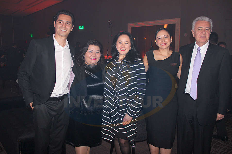 Edgar Vargas, Célida Puente, Yarla Covarrubias, Sonia Ruiz y Carlos Collado