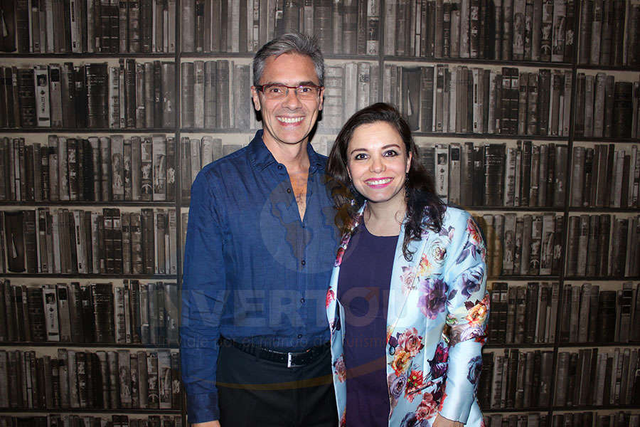 Jorge Morfín con Carla Ponce