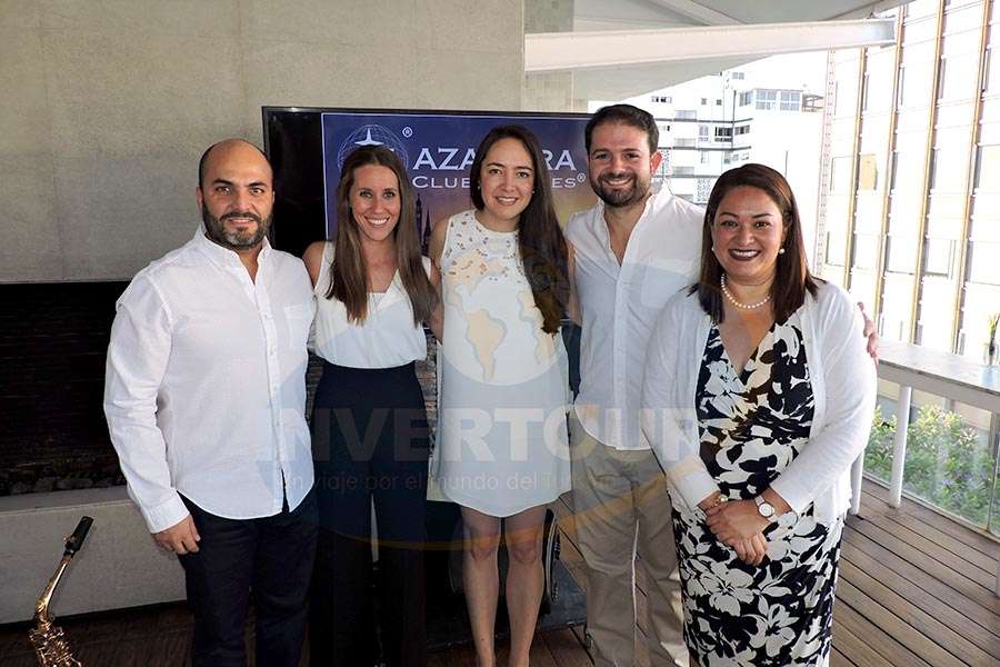 Manlio Carpizo, Elisabet Puig, Fernanda Maldonado, Alejandro Flores y Fernanda Basurto