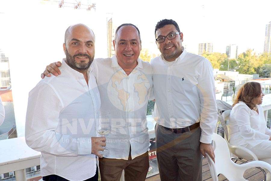 Manlio Carpizo, Humberto Avelar y Ramiro Gómez