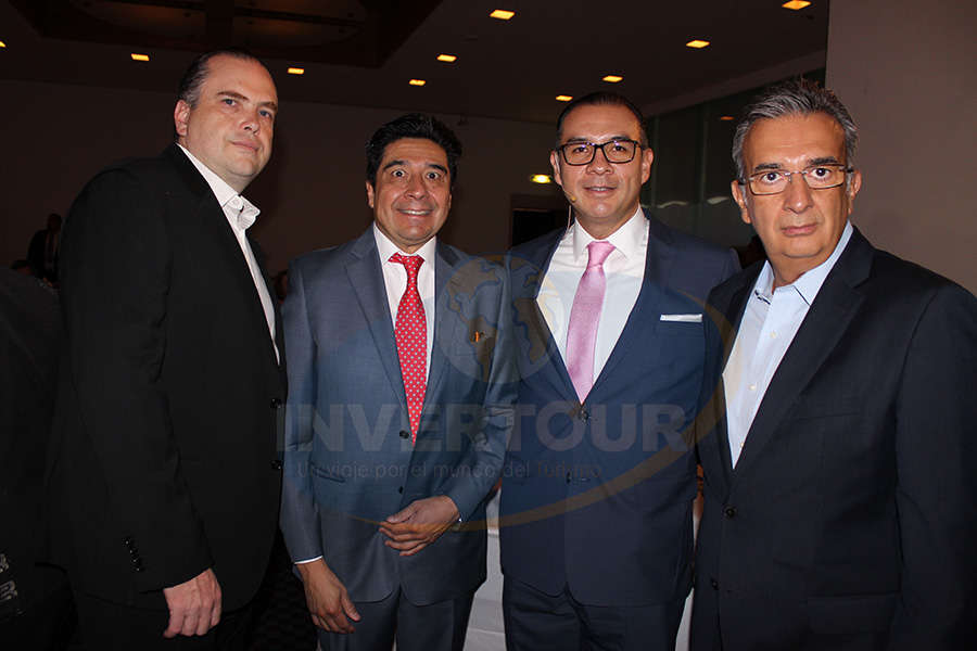 Nicolás Rhoads, Eric Mayett, Ernesto García y Sergio Allard