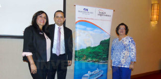 Ruth Leal, Mauricio Bustamante y Edith Aguilar