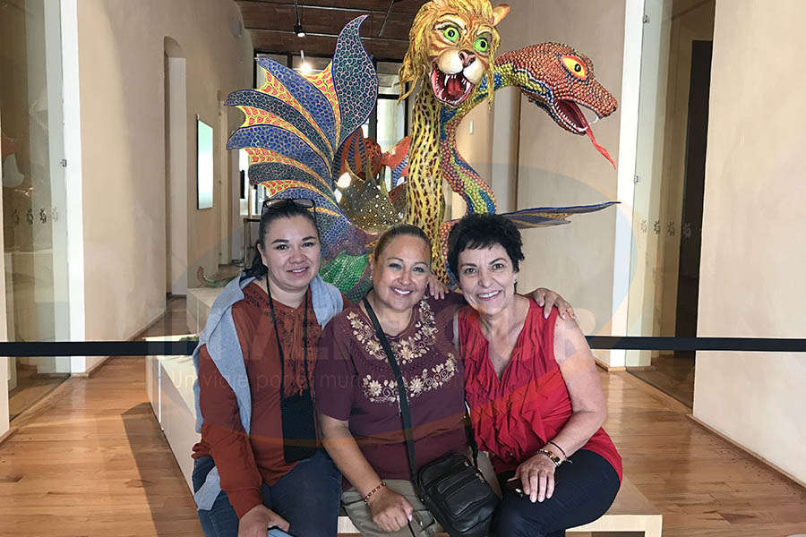 Viridiana Díaz, Gina Navarrete y Antonia Fernández 