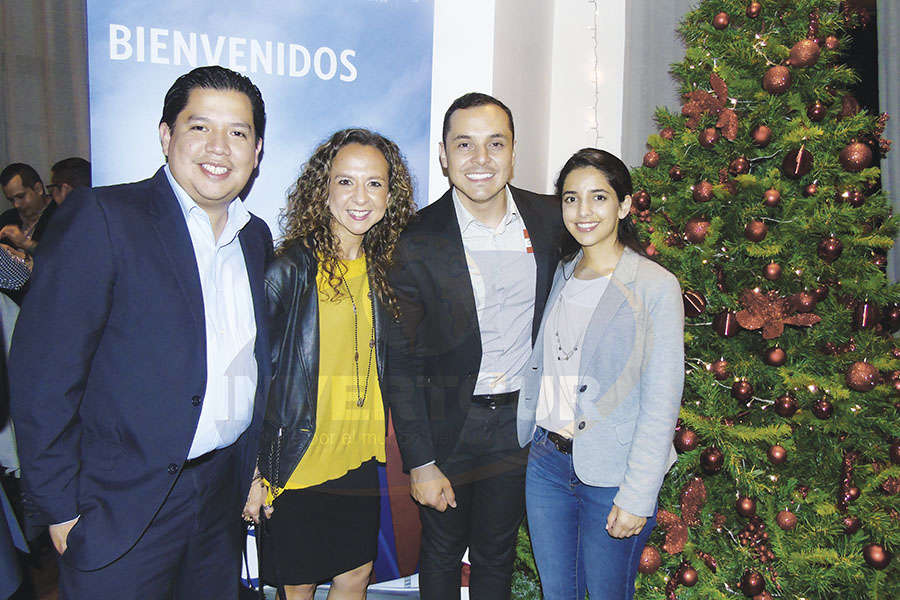 Jorge Alberto Cruz, Giselle Friederichsen, Orlando Mata y Marielle Bugnot Jorge Alberto Cruz, Giselle Friederichsen, Orlando Mata y Marielle Bugnot