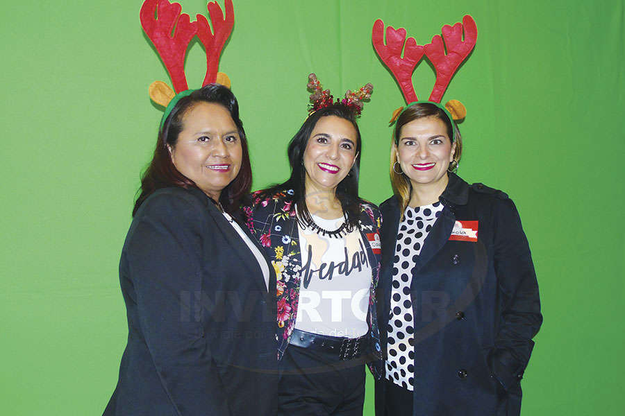 Isabel Parada, Claudia Baquero y Fabiola Hernández