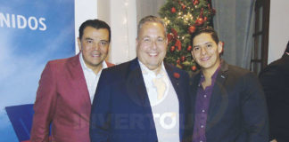 Mauricio González, Jorge Franz y Miguel Miranda