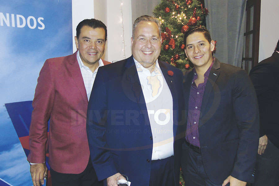 Mauricio González, Jorge Franz y Miguel Miranda