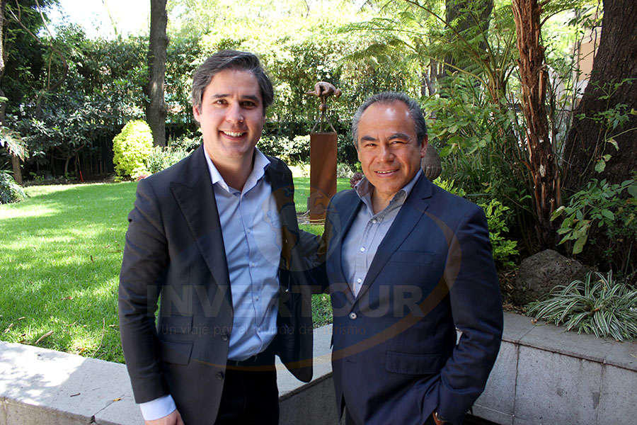 Frederico Ayala con Pedro Casique