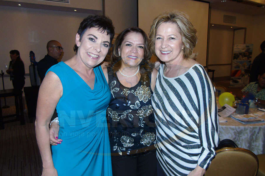 Toni Fernández, Lourdes Guajardo y Albertina Campdera Toni Fernández, Lourdes Guajardo y Albertina Campdera