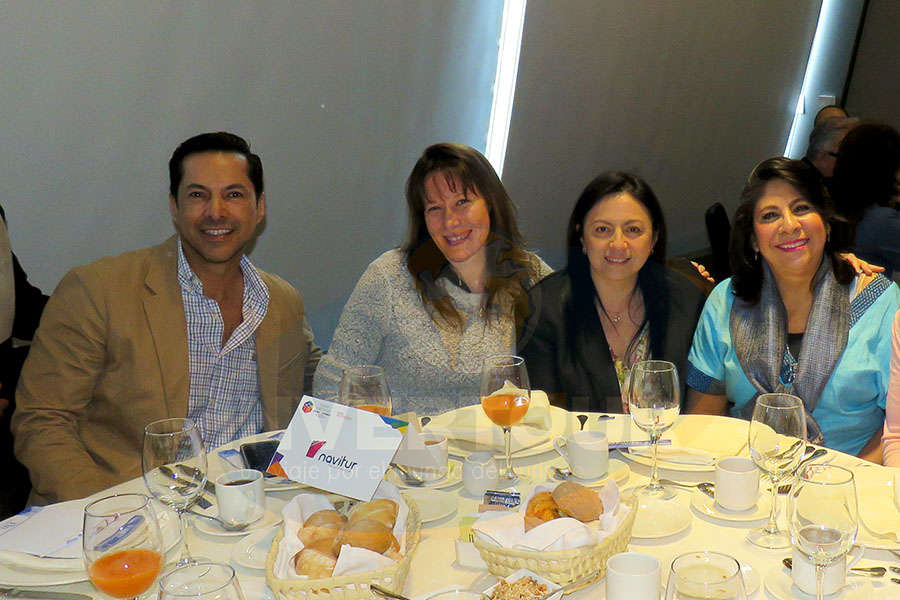 Gustavo Alpizar, Verónica Mittel, Claudia Garduño y Blanca Olivera