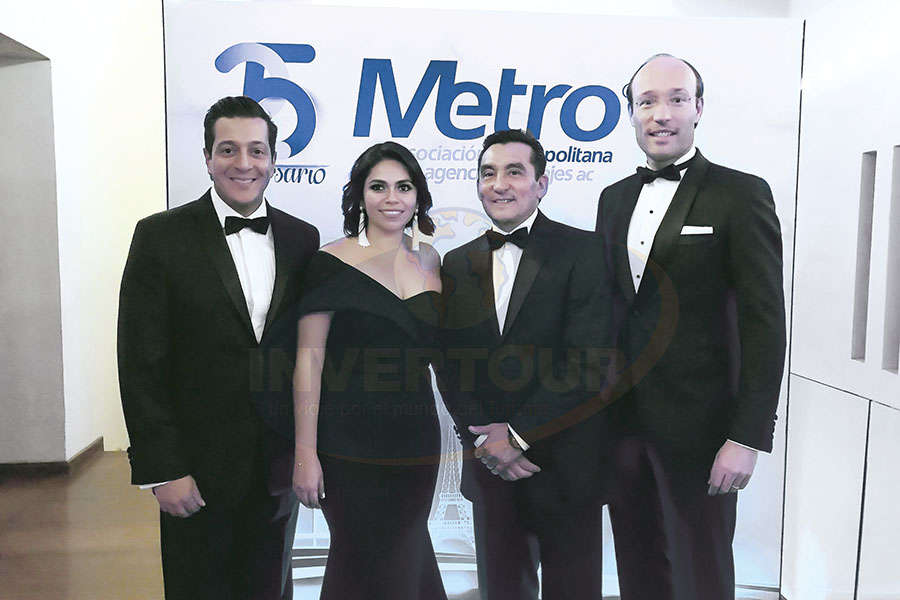 Giancarlo Mulinelli, Mariana Pérez, Edgar Solís y Anko van der Werff