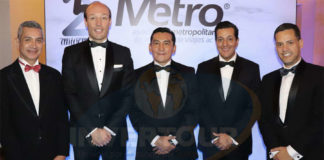 Jaime Díaz, Anko van der Werff, Edgar Solís, Giancarlo Mulinelli y José Luis Viveros