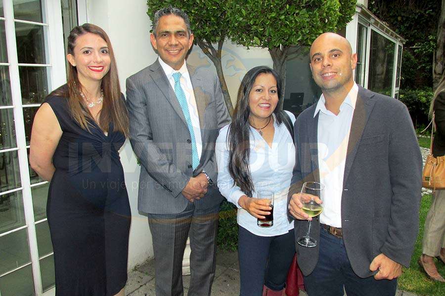 Lorena Ruiseco, Mauro Arredondo, Marcela López y Diego Gayo