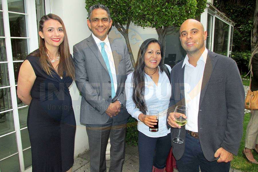 Lorena Ruiseco, Mauro Arredondo, Marcela López y Diego Gayo