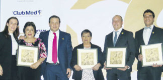 Sandra Weber, Hermelinda Mundo, Roberto Trauwitz, María de la Cruz Arredondo, Federico Monterrubio y Jorge Flores