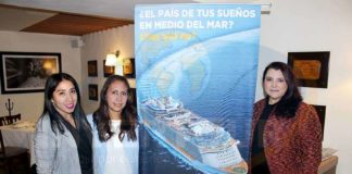 Gissel Moreno, Karelia Paralizabal y Adriana Holguín