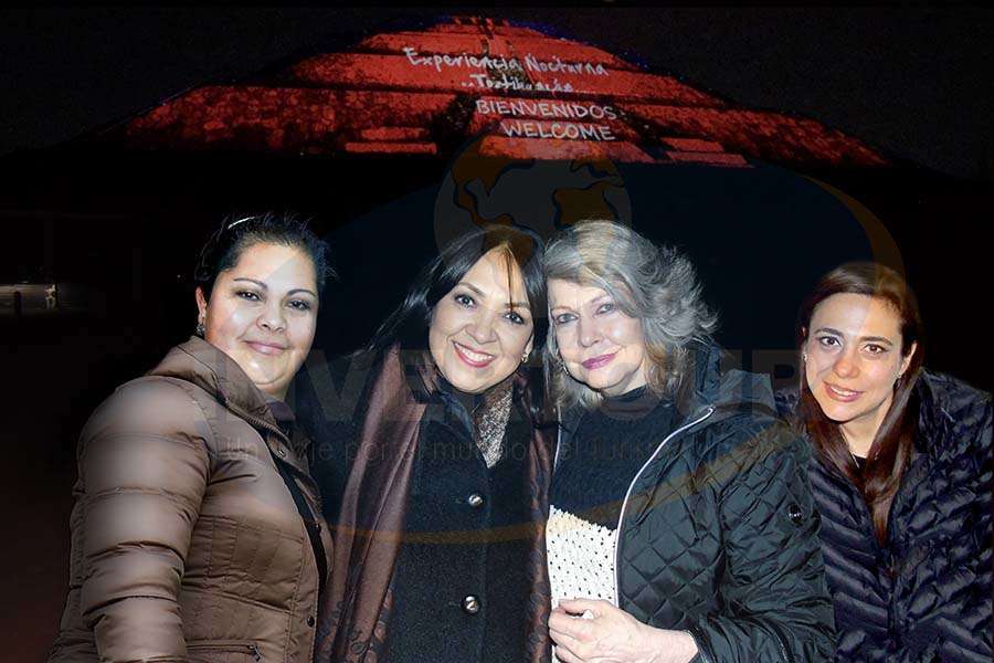 Ivonne Camacho, Miriam González, Berenice Lozano y Paola Durón