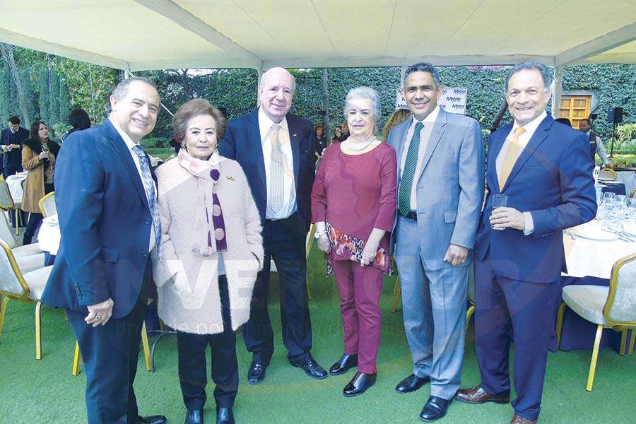 Humberto Farrera, Margarita Trelles, Isaac Brown, Cuca Odriozola, Mauro Arrendondo y Manuel de la Rosa