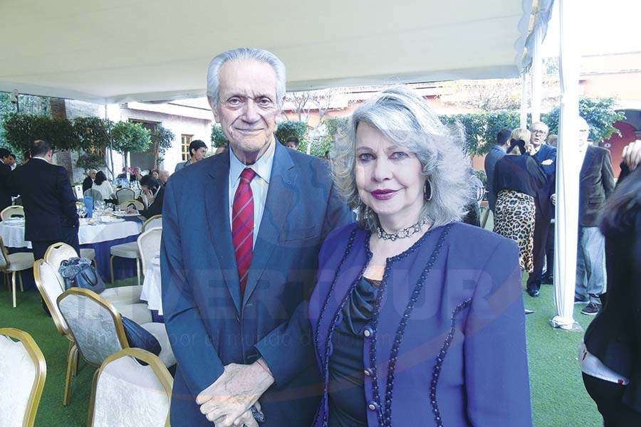 Raúl García-Morineau con Berenice Lozano