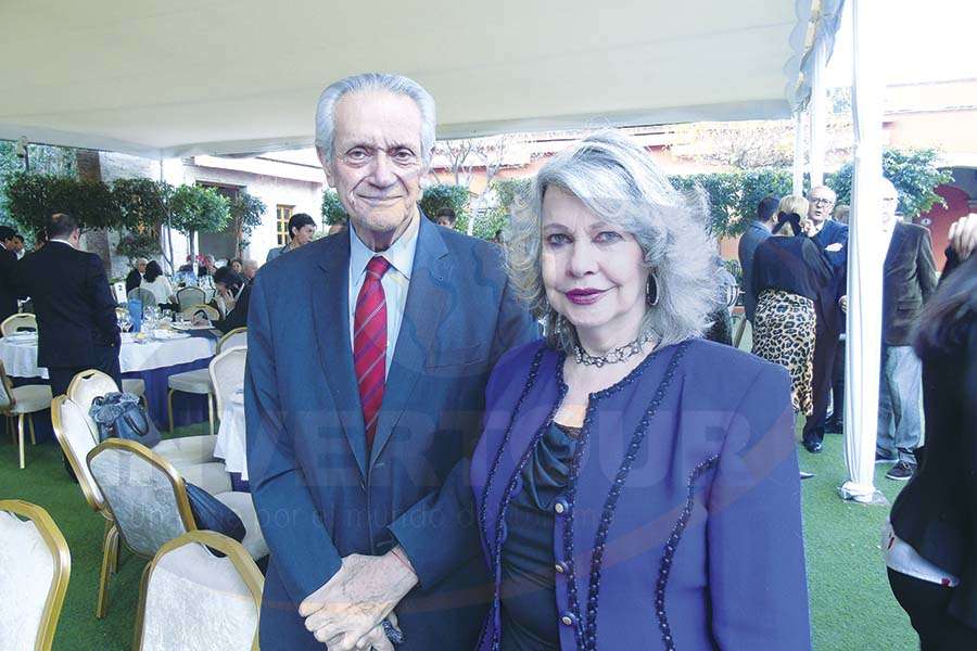 Raúl García-Morineau con Berenice Lozano