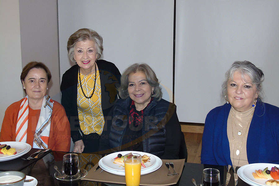 Begoña Iriondo, María Luisa Luengas, Guadalupe Camacho e Hilda Barajas