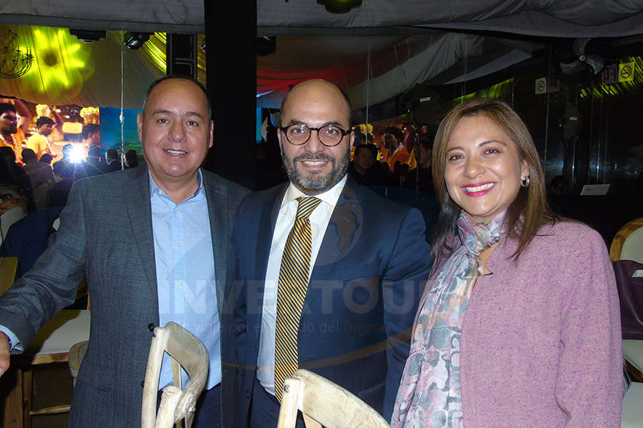 Humberto Avelar, Manlio Carpizo y Claudia González