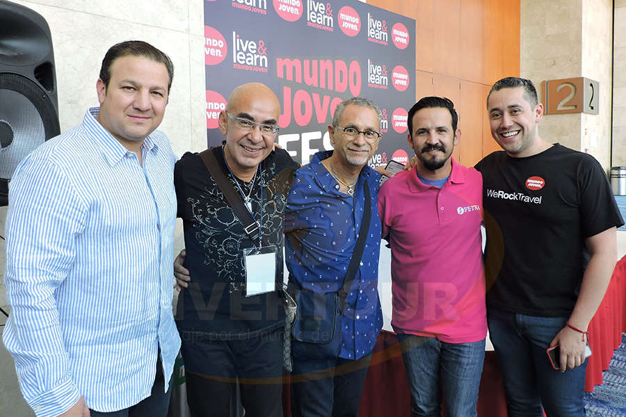 Roberto Trauwitz, Erwin Romero, Jaime Rogel, José Trauwitz y Rubén Mora