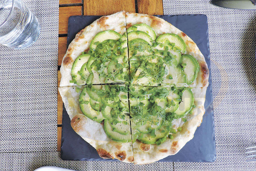 Pizza de Aguacate