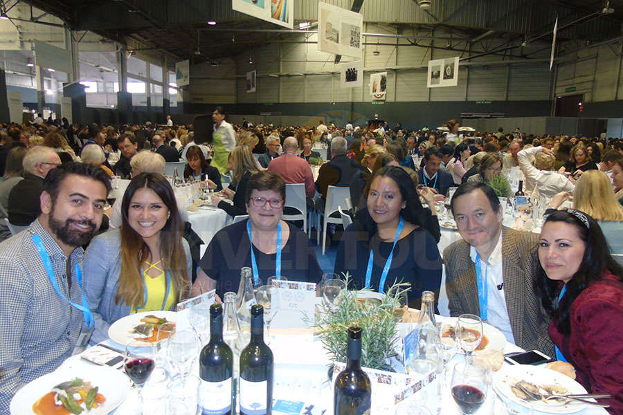 Héctor Fuentes, Patricia Mejias, Anne Marie Fabre, Patty Torres, Olivier Martin y Liz Durán