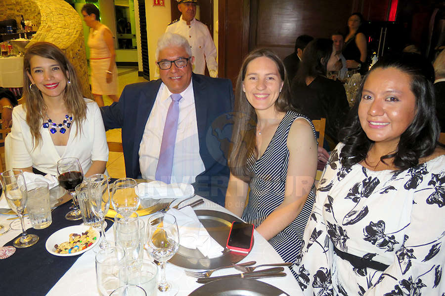 Carla Guerrero, Daniel Suárez, Mélanie Belin y Patty Torres