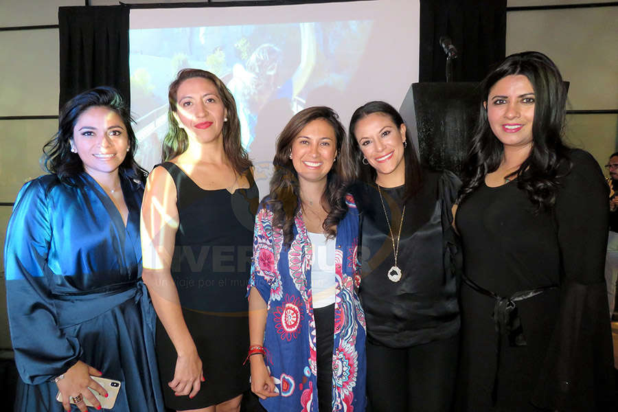 Mariana Pérez, Marcela Sánchez, Andrea Daza, Ana Serrano y Betty Sandoval