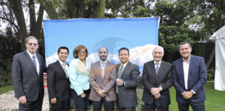 Jorge Prandi, Joaquín Ramírez, Vicky Jiménez, Antonio Taverna, Adolfo Jiménez, Franceso Taverna y Jorge Guadarrama