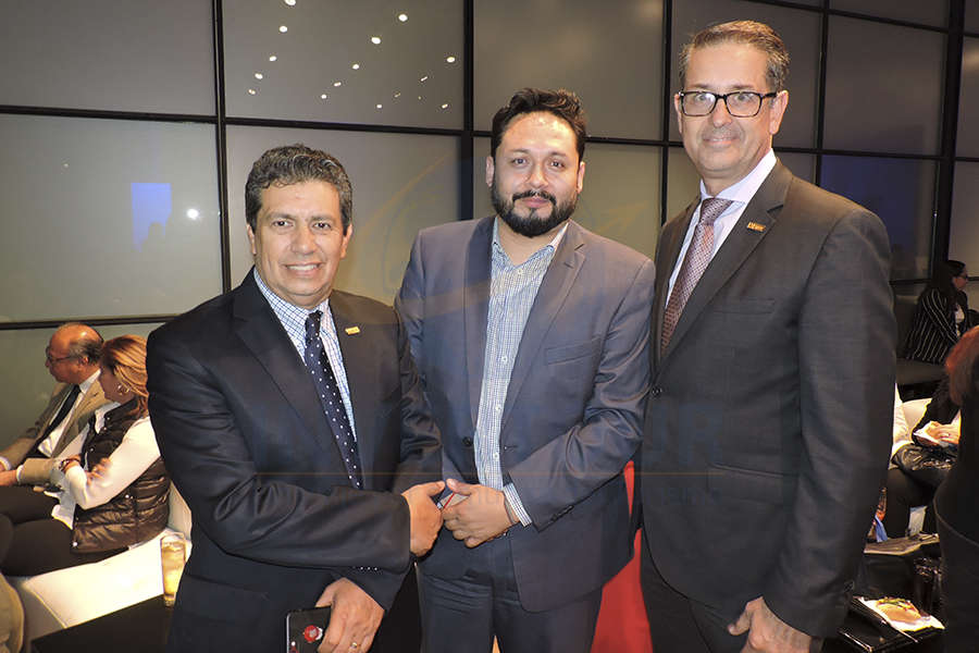 Rafael Quiroz, David Hidalgo y Alejandro Gutiérrez