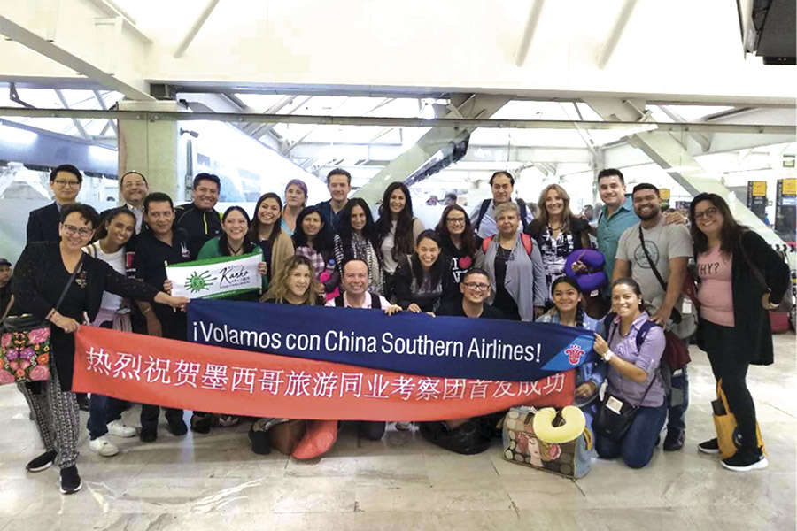 1er famtrip de agentes de viajes de China Southern Airlines