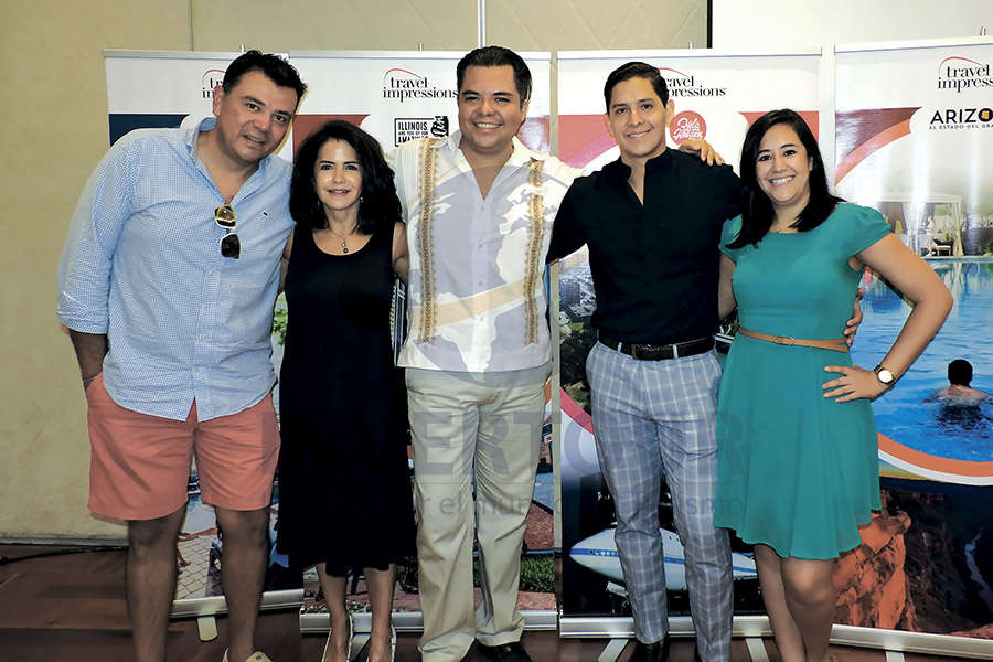 Mauricio González, Susy Orizaga, Mauricio Castillo, Miguel Miranda y Mariana Briseño