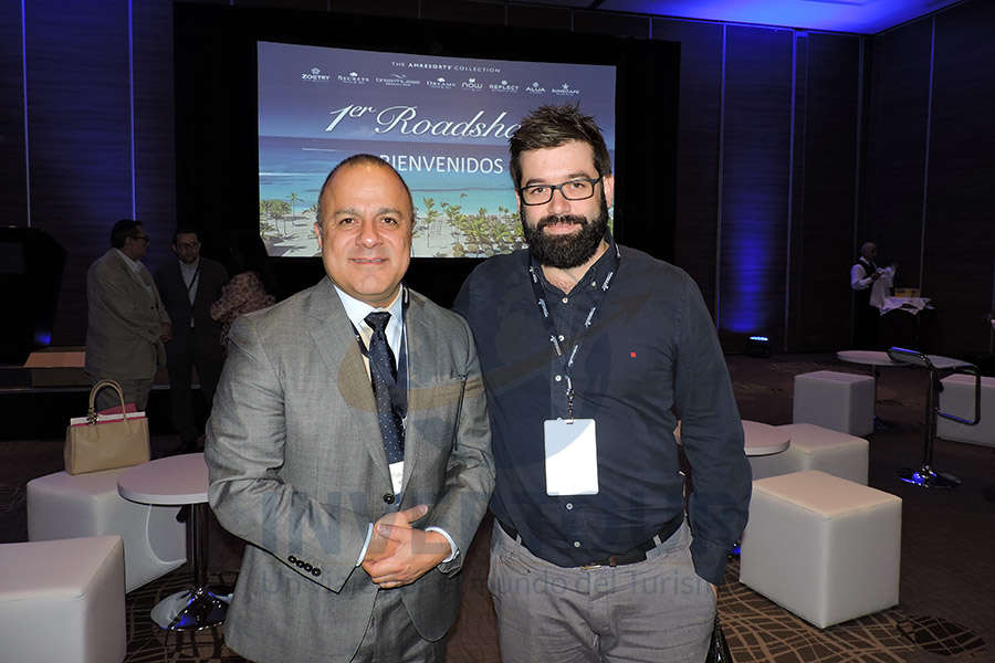 Benjamín Izquierdo con Oriol Riera