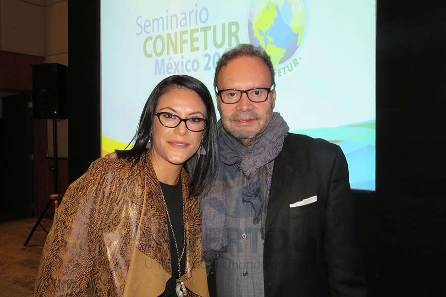 Ana Serrano con Manuel Montelongo Ana Serrano con Manuel Montelongo